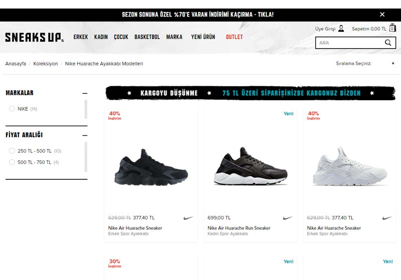 Nike Huarache Modelleri
