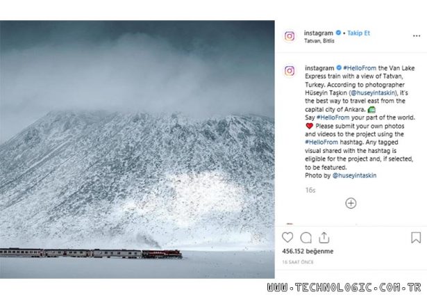 Instagram Van Gölü Ekspresi