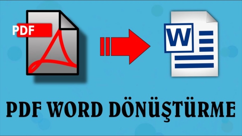 Pdf'den Word'e Dönüştürme