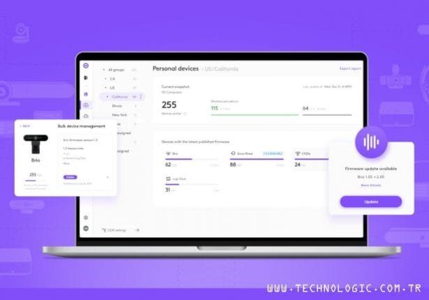 Logitech Sync, gelişmiş cihaz yönetimi çözümleri sunmayı amaçlıyor ...