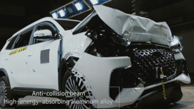 TIGGO 8 Pro Max çarpışma testi