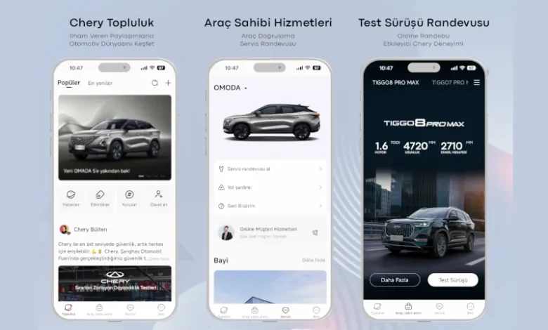 Chery Türkiye Mobil Uygulaması